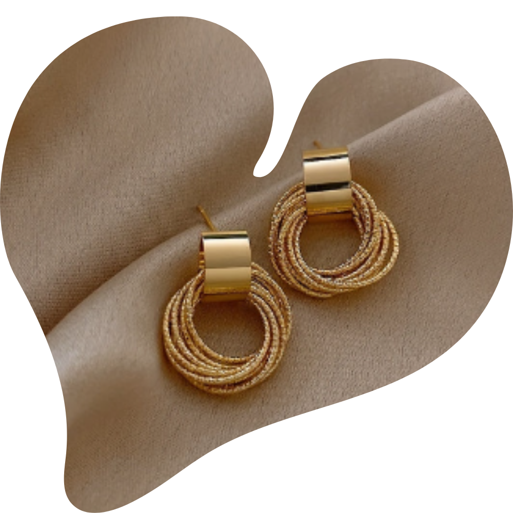 Multi-layer Circle Earrings