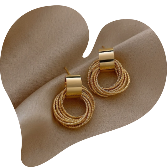 Multi-layer Circle Earrings