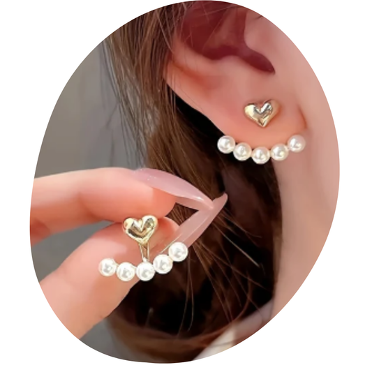Inspired Ladies Pearl Earrings